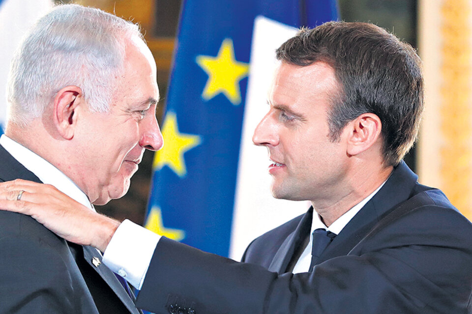 Netanyahu y Macron participaron del 75° aniversario de las redadas de más de 13 mil judíos.