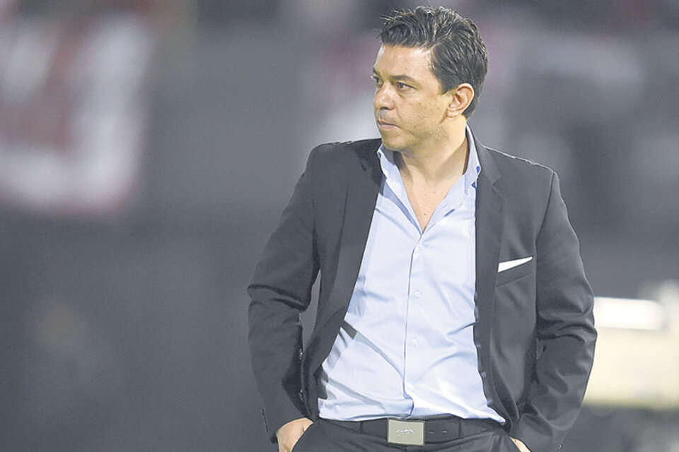 Marcelo Gallardo, DT de River.