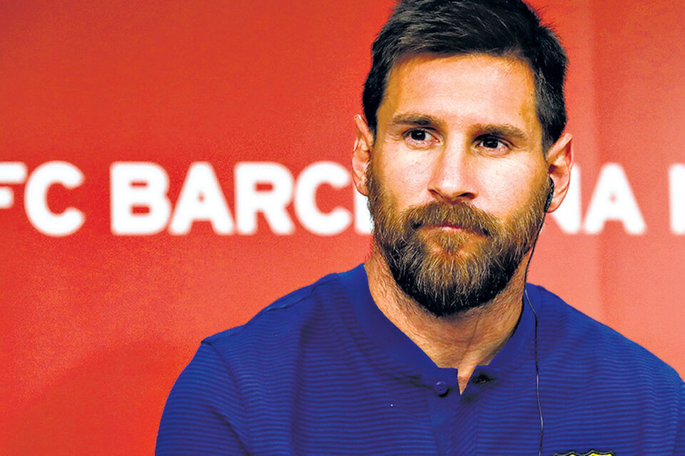 Messi ayer se sumó a los trabajos de pretemporada. (Fuente: EFE)