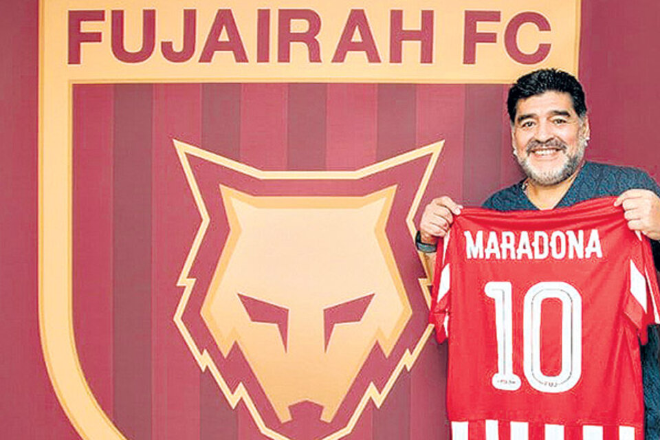 Maradona, flamante DT.