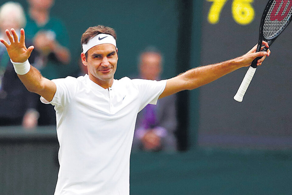 “Es importante acabar la primera semana con buenas sensaciones y lo he conseguido”, dijo Federer.