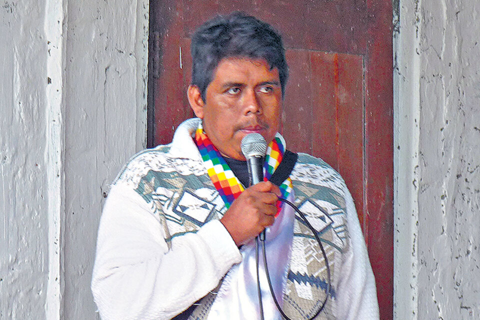 Agustín Santillán, líder y docente wichí, fue liberado tras las elecciones.