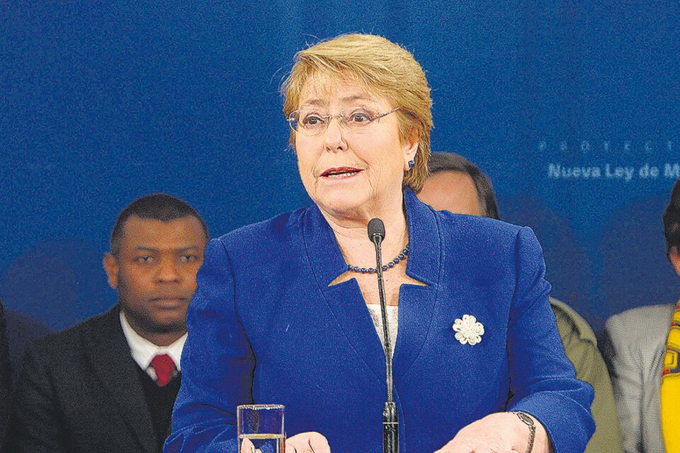 Bachelet utilizó una cita del poeta chileno Pedro Lemebel.