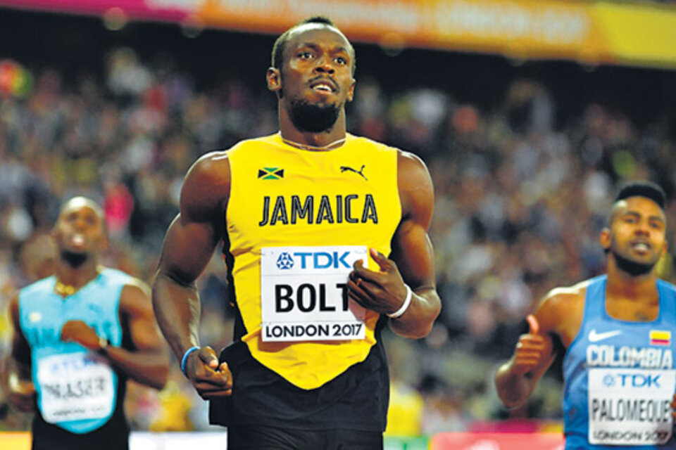 Usain Bolt clasificó ayer a la final de 100 metros.