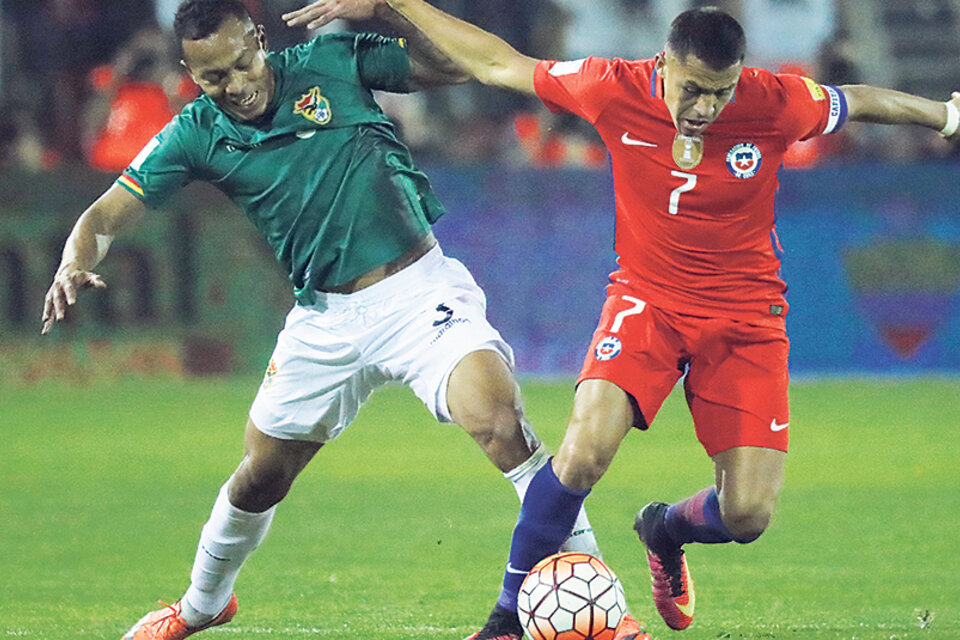 La FIFA cambió el resultado de Bolivia-Chile por la mala inclusión de Nelson Cabrera.