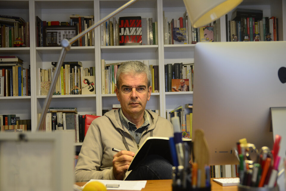 El investigador, crítico y docente de la Universidad Nacional de Rosario Alberto Giordano. (Fuente: Sebastián Joel Vargas)