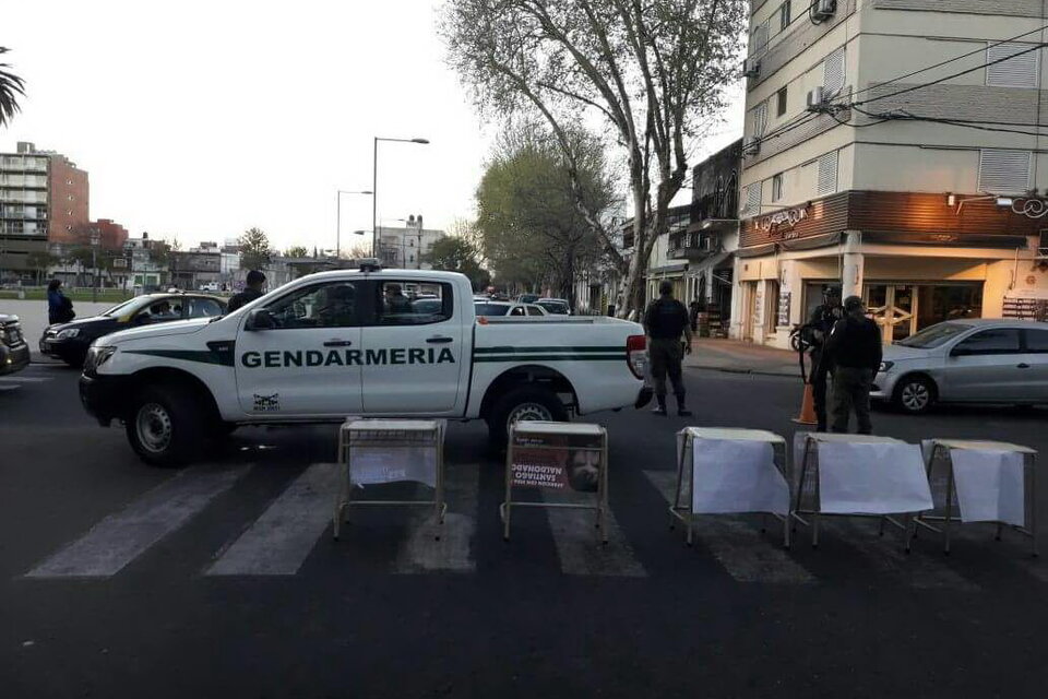 En el acto de ayer, se sumaron críticas al accionar de Gendarmería el jueves a la noche. (Fuente: Andres Macera)