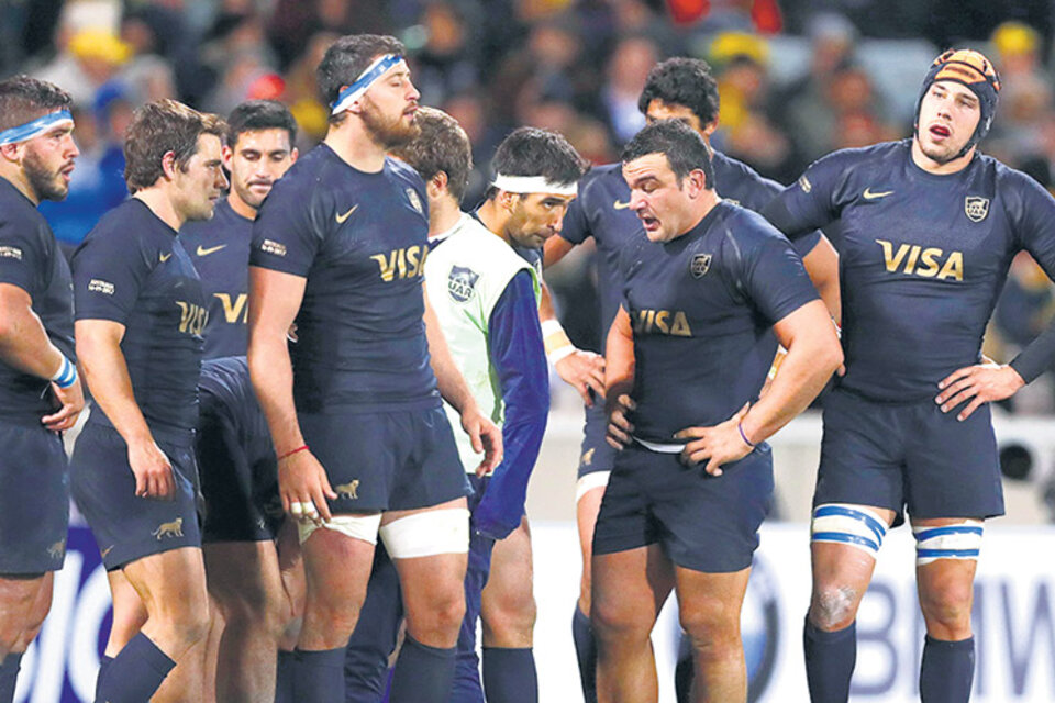 Una imagen implacable tras la derrota frente a Australia en el Rugby Championship. (Fuente: Télam)