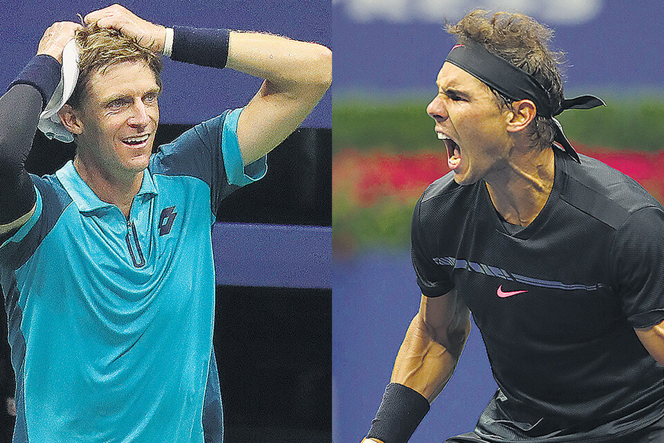 Cara a cara estarán en Nueva York Kevin Anderson y Rafael Nadal en la final del US Open.