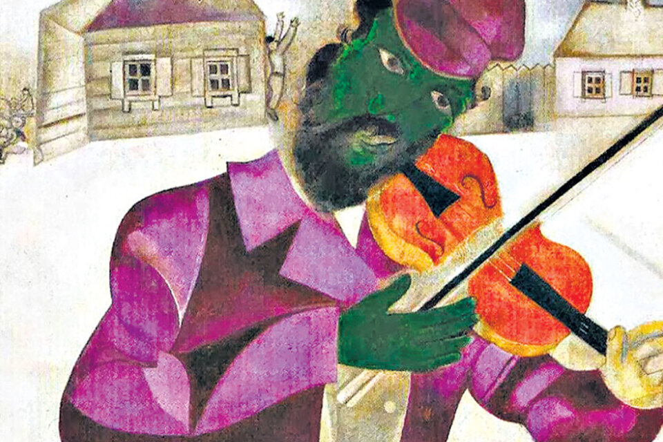 Marc Chagall, El violinista verde, 1923.
