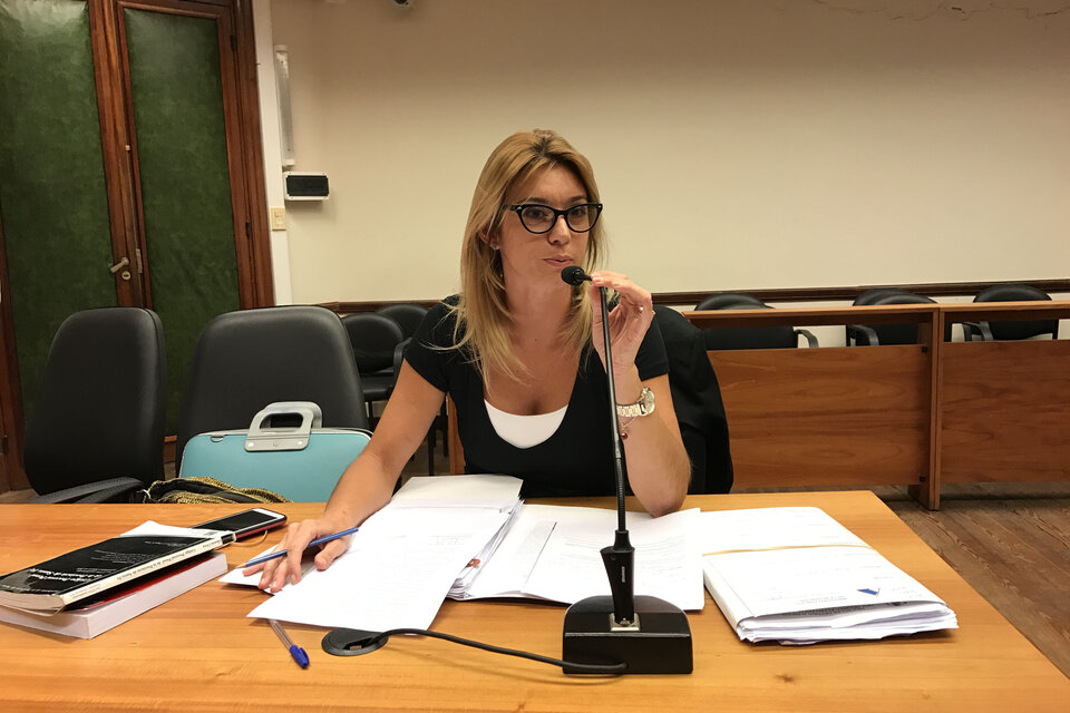 María Laura Martí, fiscal del Ministerio Público de la Acusación.