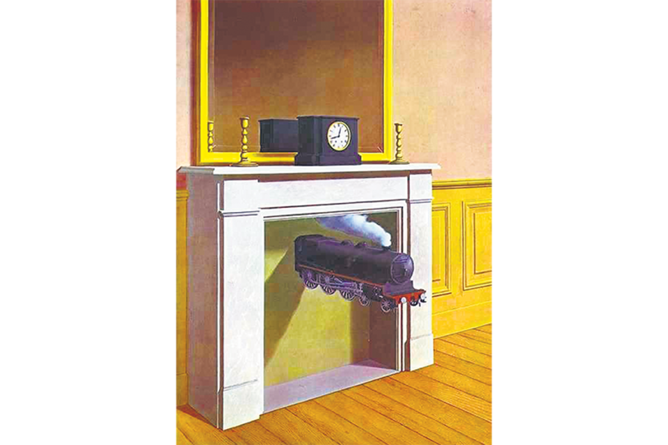 La duración apuñalada de Magritte, 1938.