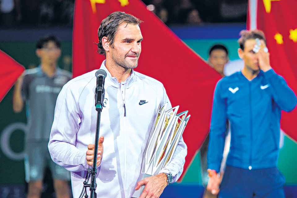 Federer ganador. Alcanzó a Lendl y va por Jimmy Connors (109 títulos). (Fuente: AFP)