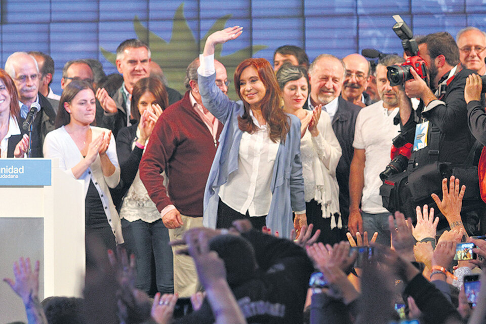 “Hemos enfrentado a las más enorme concentración de poder desde la restauración de la democracia”, dijo CFK. (Fuente: Leandro Teysseire)