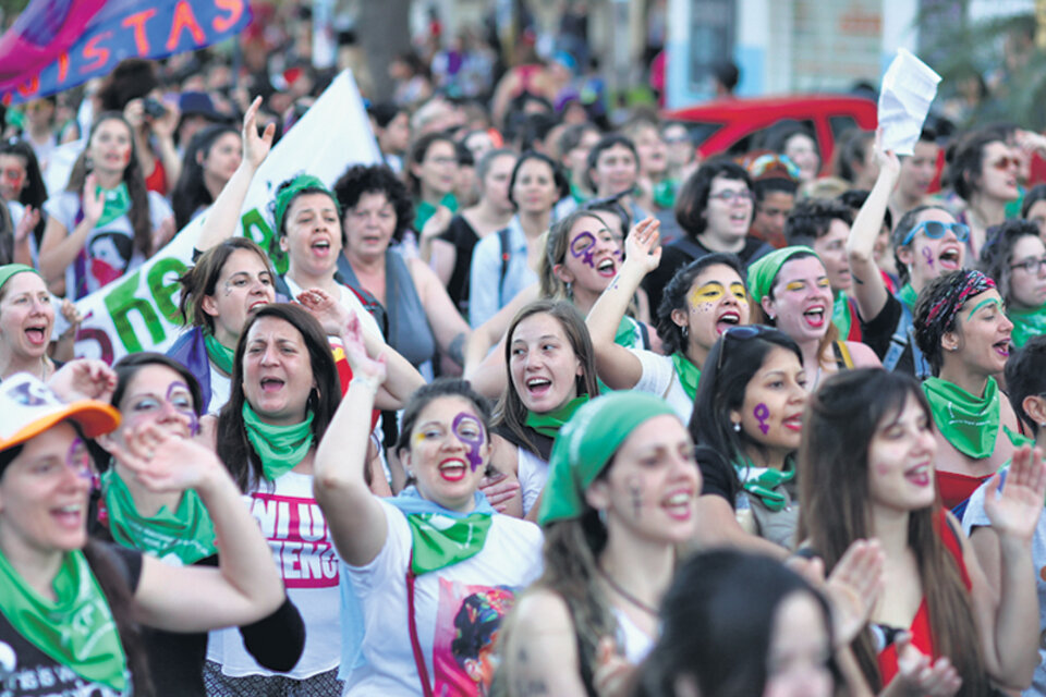 Miles de mujeres marcharon el domingo en la ciudad de Resistencia. (Fuente: Jose Nicolini)