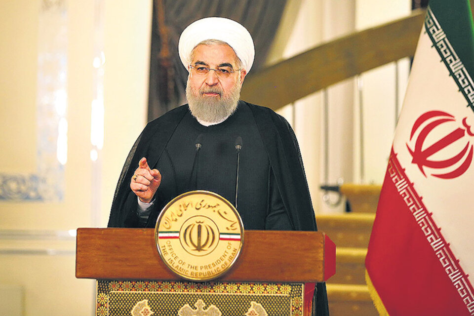 El presidente iraní, Hassan Rohani, rechazó las acusaciones de Trump y garantizó que cumplirá el pacto. (Fuente: AFP)
