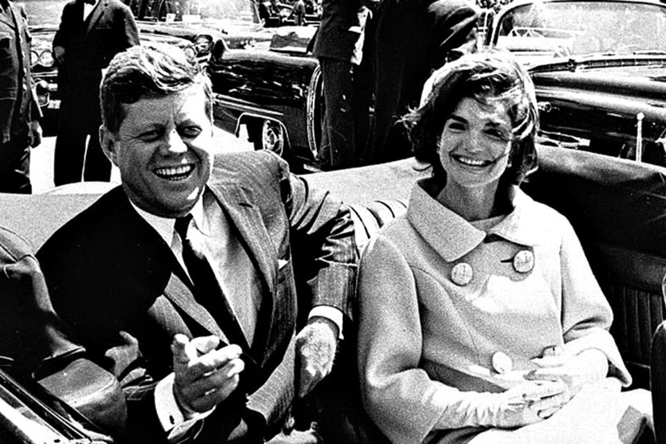 Kennedy y Jackie en mayo de 1961, dos años antes del asesinato de mandatario.
