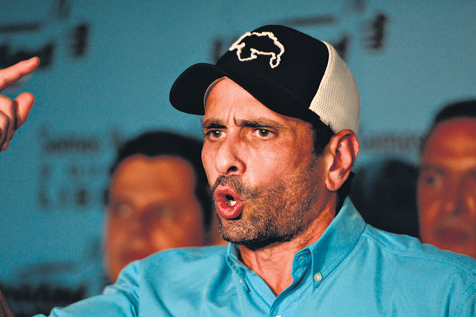 Se fue Capriles de MUD y se partió la oposición (Fuente: AFP)