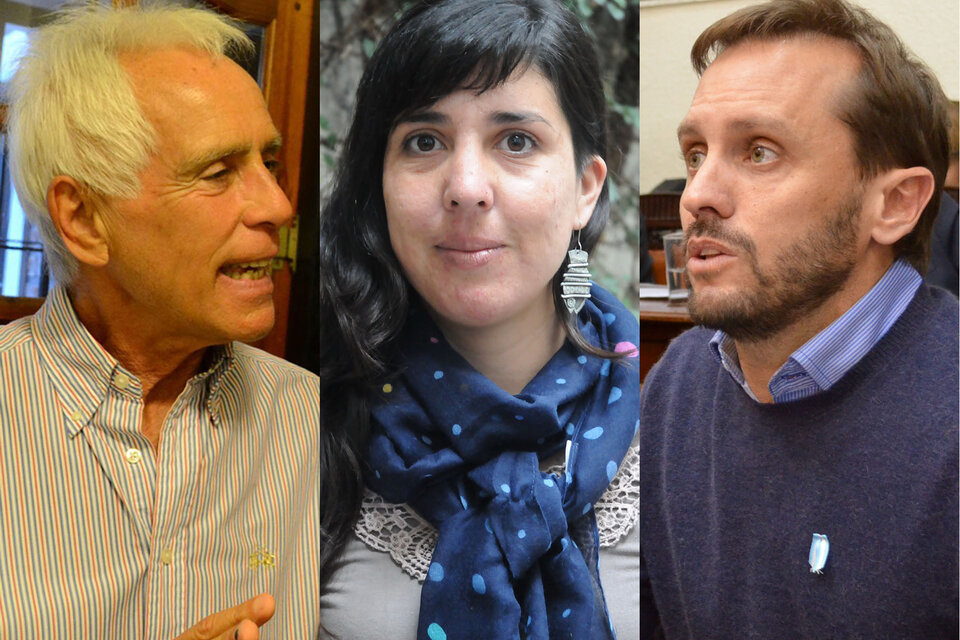 Carlos Coscia, Majo Gerez y Martín Rosúa no pudieron plantear sus propuestas en la televisión. (Fuente: Alberto Gentilcore)