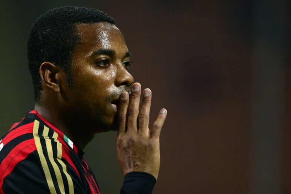 Robinho jugaba en el Milan cuando quedó envuelto en el caso de violación. (Fuente: AFP)