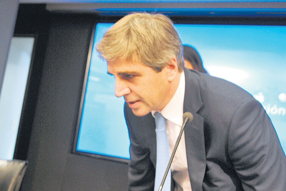 Ministro de Finanzas Luis Caputo. (Fuente: Sandra Cartasso)