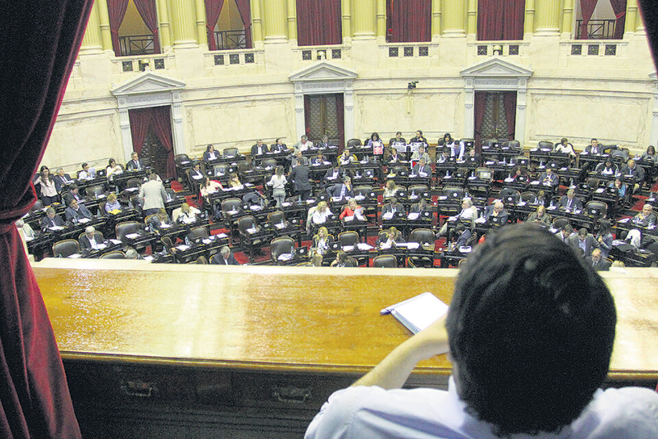 Por decisión del oficialismo, hoy no habrá sesión en la Cámara de Diputados. (Fuente: Bernardino Avila)