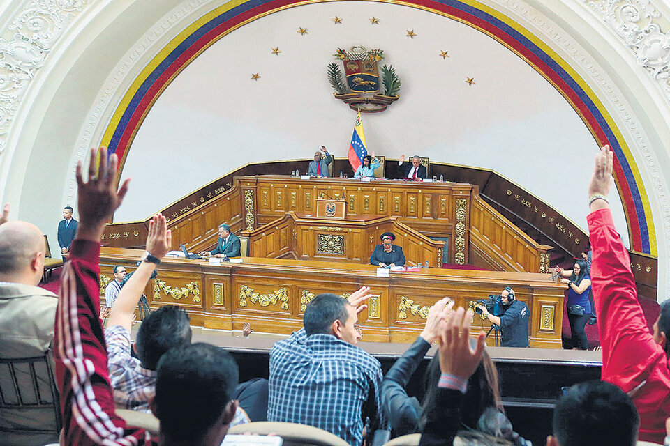 La asamblea constituyente venezolana no fue reconocida por la Unión Europea. (Fuente: EFE)