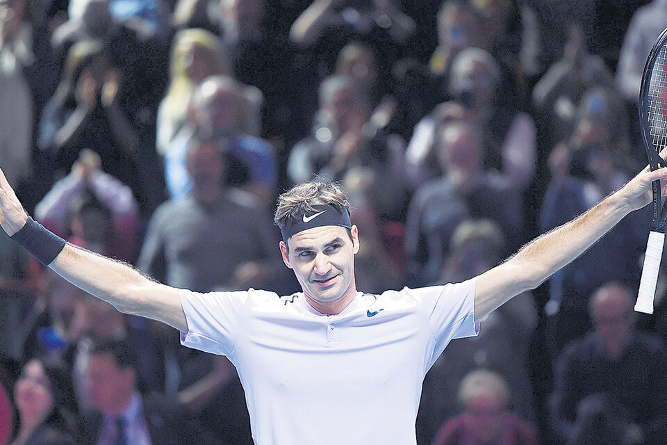 Federer derrotó ayer a Cilic con quien tiene un historial favorable de 8-1. (Fuente: EFE)