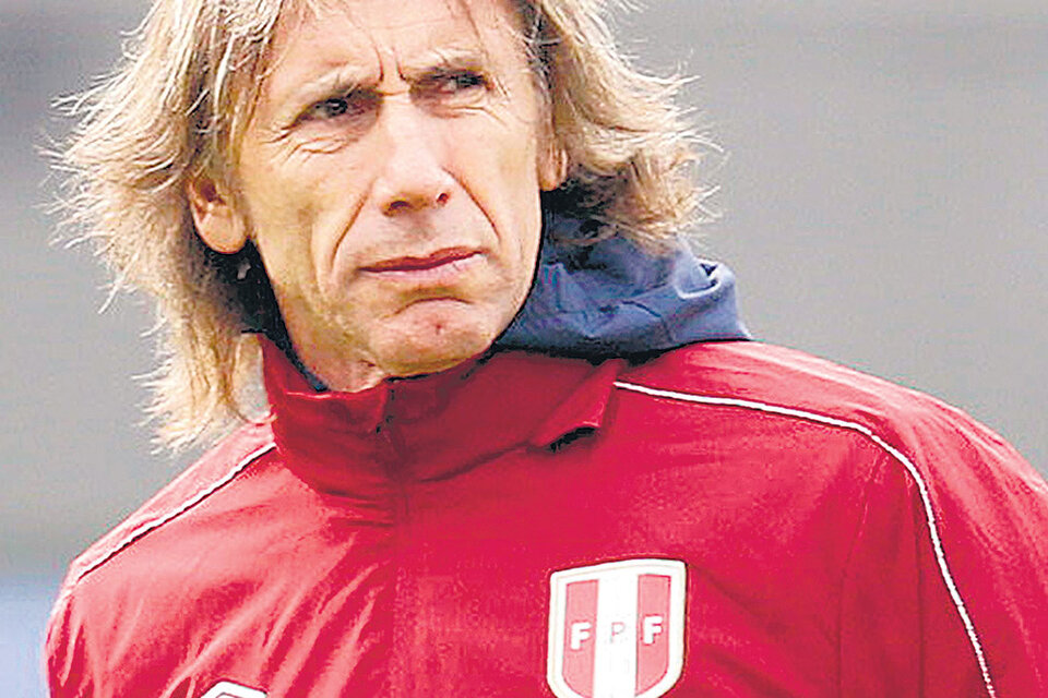 Ricardo Gareca, DT de la selección de Perú.
