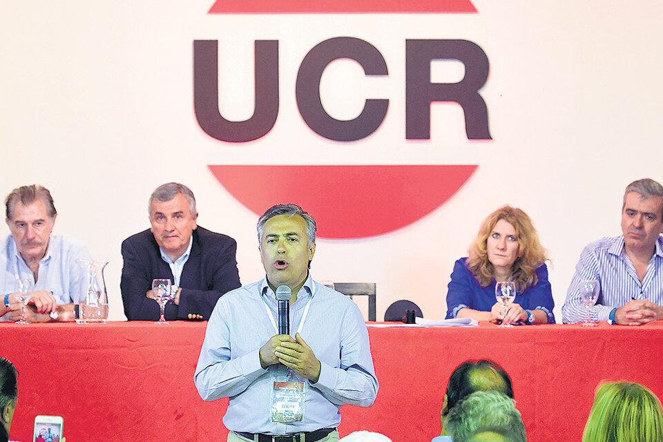 El gobernador de Mendoza, Alfredo Cornejo, reemplazará a José Corral como jefe de la UCR. (Fuente: Télam)