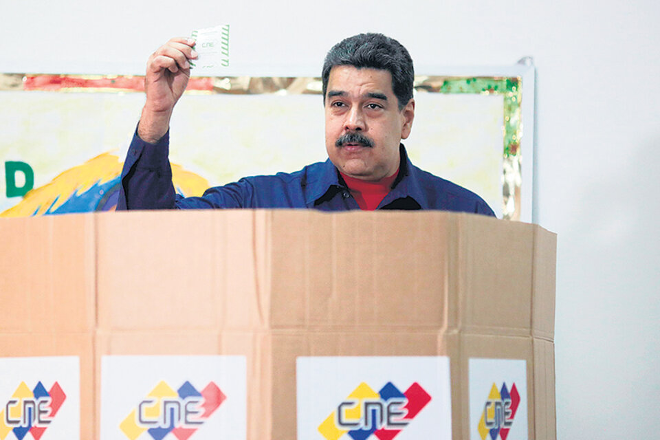 Maduro celebró la jornada electoral del domingo.