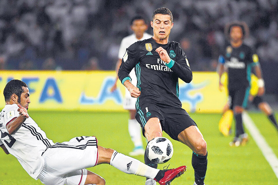 Ronaldo convirtió un gol.