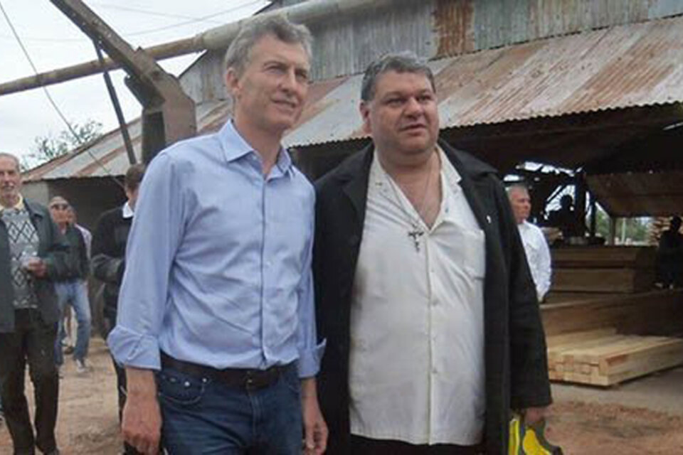 Casalboni junto a Macri, de campaña en Chaco, en 2015. (Fuente: Twitter)