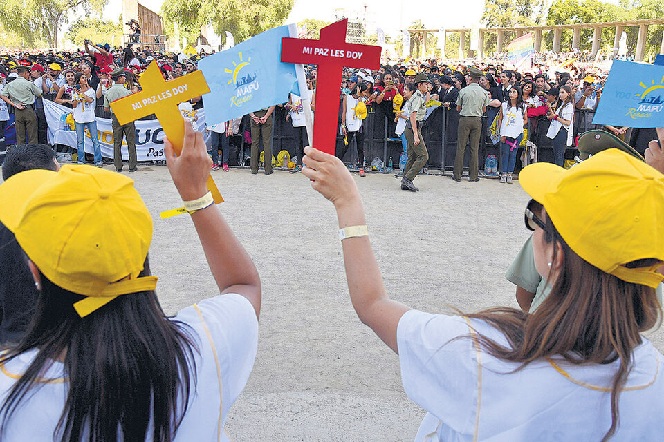 “Salgan al tiro”, les dijo el Papa a los jóvenes (Fuente: AFP)