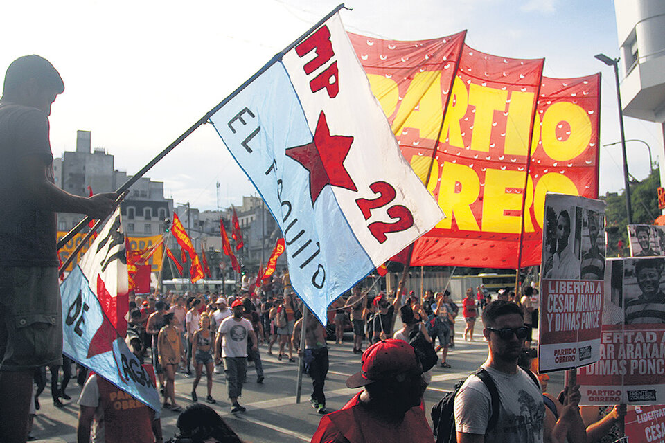 La marcha fue del Congreso a Plaza de Mayo y participaron miles de personas. (Fuente: Leandro Teysseire)