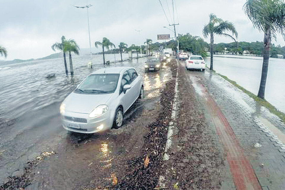 Florianópolis en emergencia (Fuente: Gentileza Diario Catarinense)