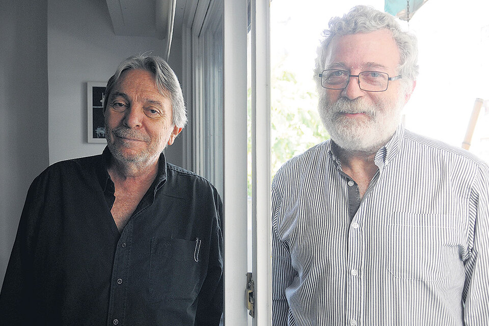 Osvaldo Delgado y Pablo Fridman, compiladores de Indagaciones psicoanalíticas sobre la segregación. (Fuente: Guadalupe Lombardo)