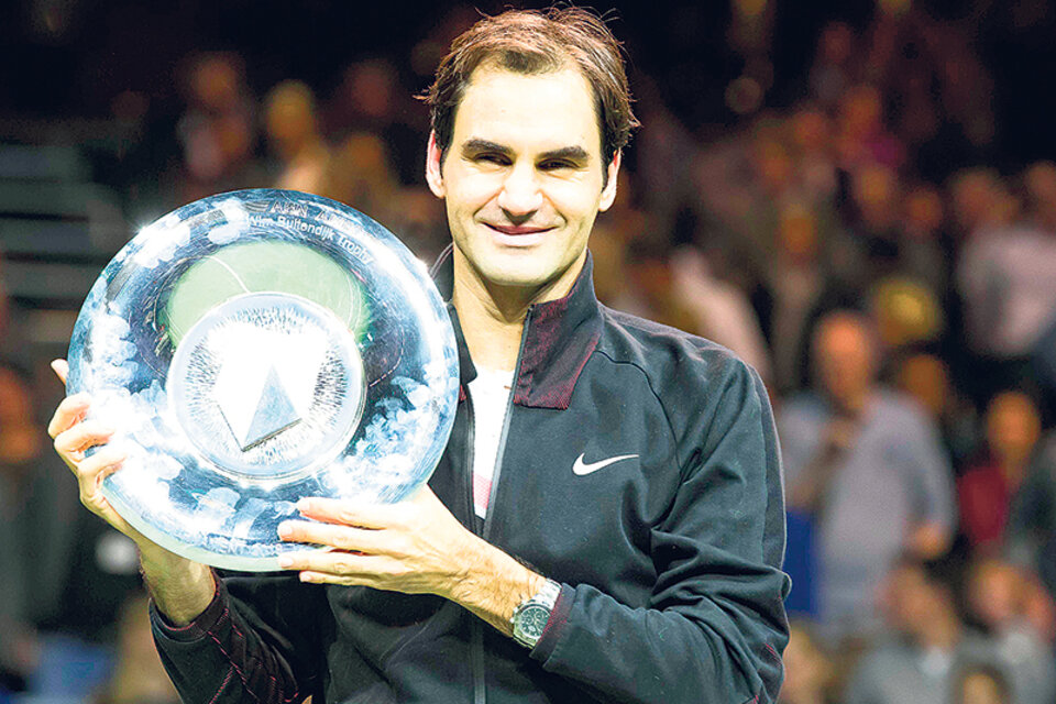 Federer sumó otra corona en Rotterdam (Fuente: AFP)