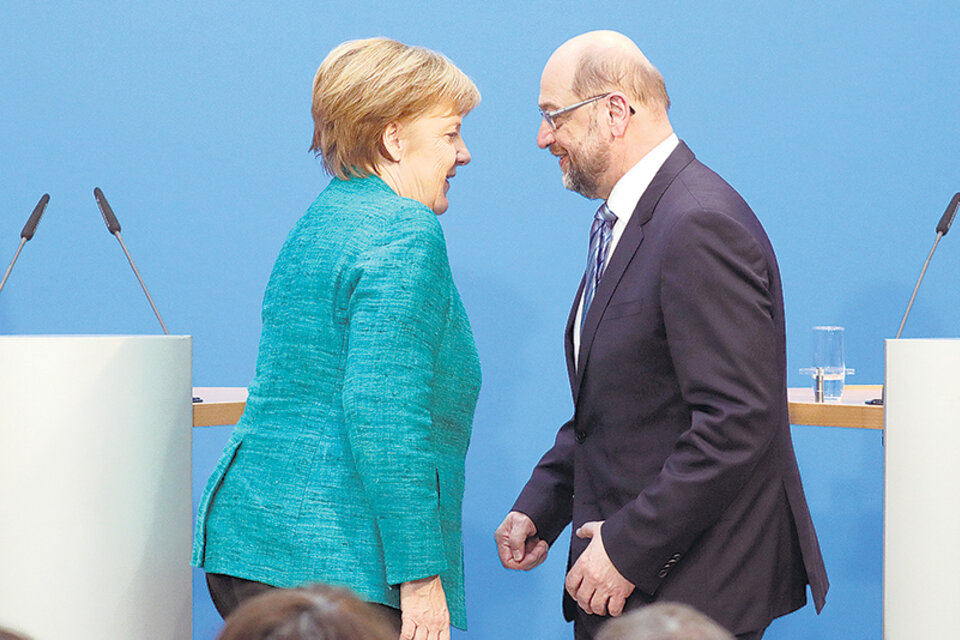 Merkel aseguró que el flamante acuerdo “es la base del gobierno estable que necesita Alemania”. (Fuente: AFP)