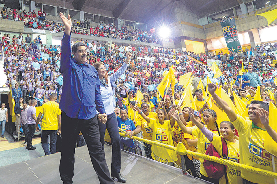 Maduro ya presentó su candidatura a la reelección, falta saber si la oposición se presenta. (Fuente: AFP)