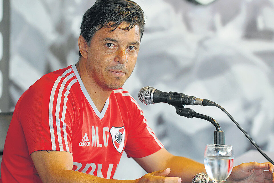 Marcelo Gallardo: “La diferencia con Boca es real, es muchísima y está a la vista”, dijo. (Fuente: Télam)