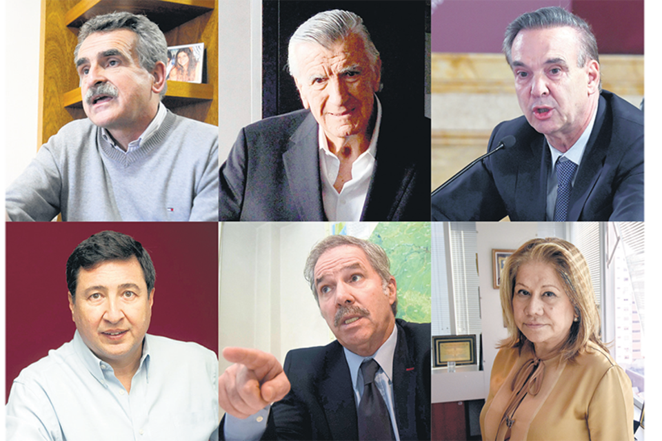 Rossi, Gioja, Pichetto, Arroyo, Solá y Camaño, en el centro del debate sobre la unidad del peronismo.