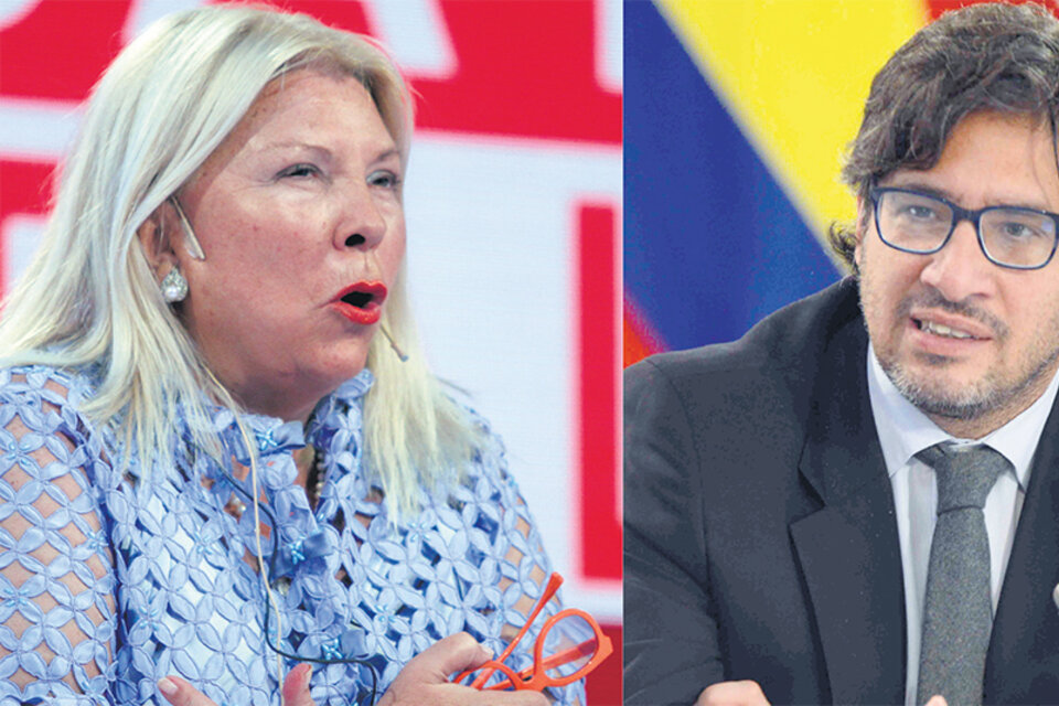 Elisa Carrió exigió explicaciones al ministro Germán Garavano por su decisión en la causa AMIA. (Fuente: Leandro Teysseire)