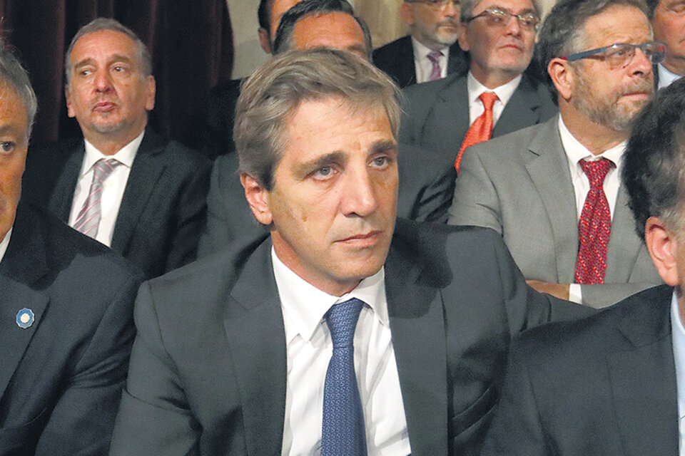 El ministro de Finanzas, Luis Caputo, mintió sobre su participación en la empresa Noctua. (Fuente: Joaquín Salguero)