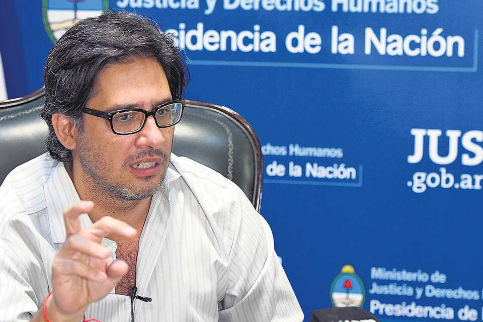El ministro de Justicia, Germán Garavano, firmó el decreto para la reforma. (Fuente: Télam)