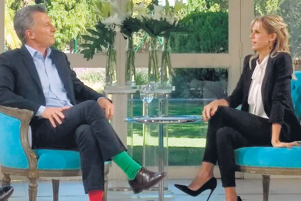 Mauricio Macri dio una entrevista al programa que conduce Mariana Fabbiani. (Fuente: Télam)