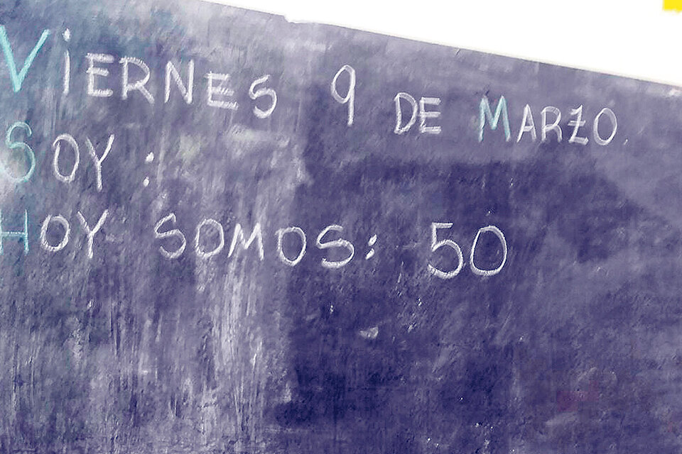 Las aulas en General Rodríguez no dan abasto con la cantidad de alumnos que reciben.