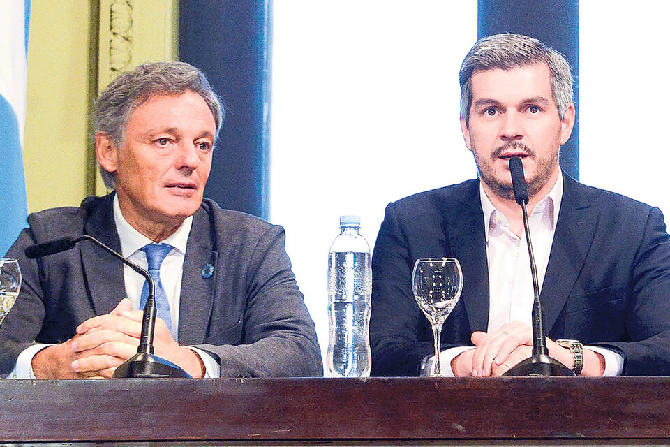 Francisco Cabrera y Marcos Peña serán los anfitriones en la Casa de Gobierno. (Fuente: Télam)