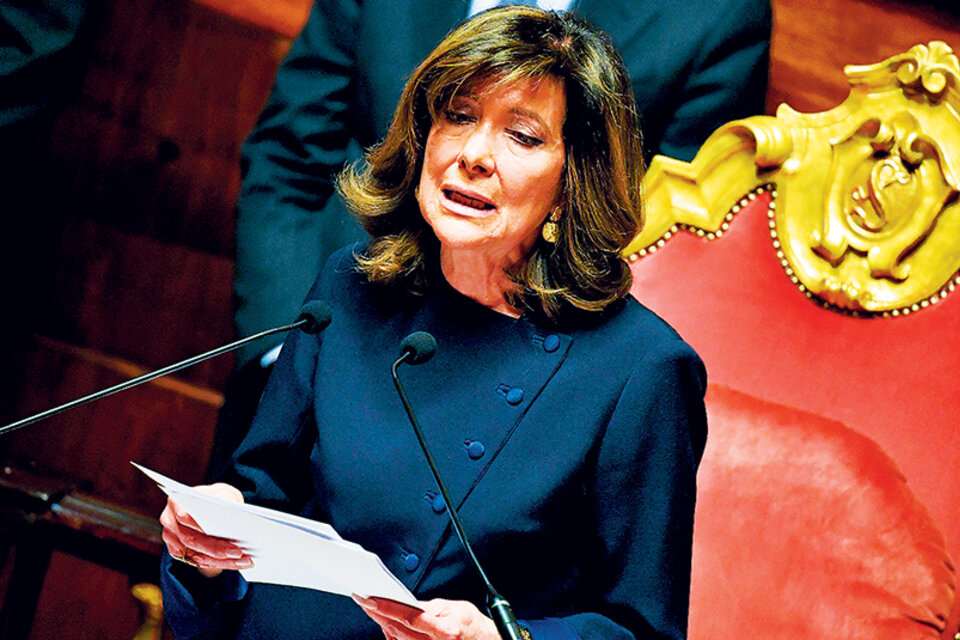 Italia eligió a su primera presidenta del Senado