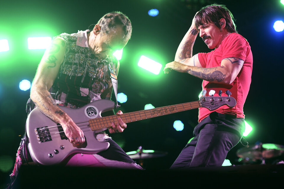 Red Hot Chili Peppers dio muestras de que sus canciones supieron madurar, brillar y sobreponerse al paso del tiempo. (Fuente: Télam)